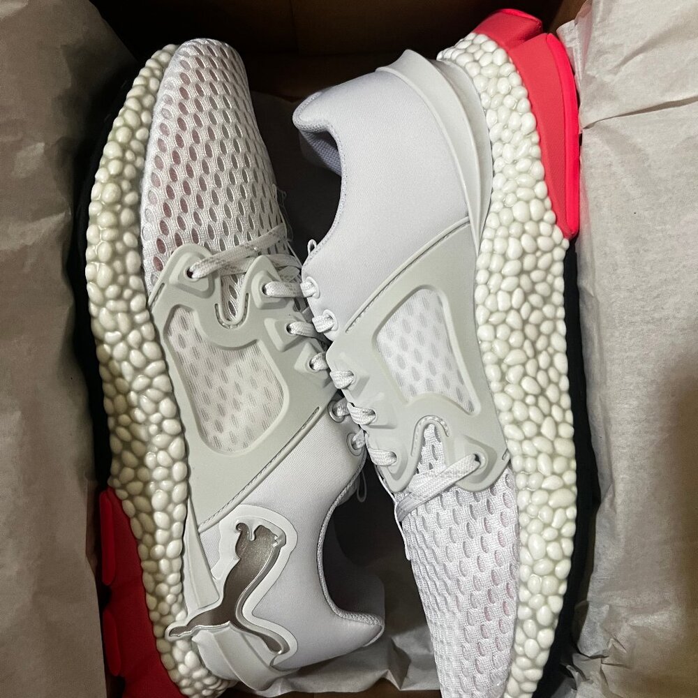 NIB PUMA Women 8.5 Hybrid Sky White Pink‎ Yellow 192576-05